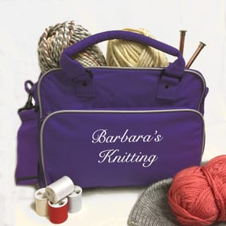 Personalized Knitting Bag