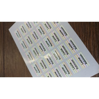 Just-Stick Clothing Name Labels AZ
